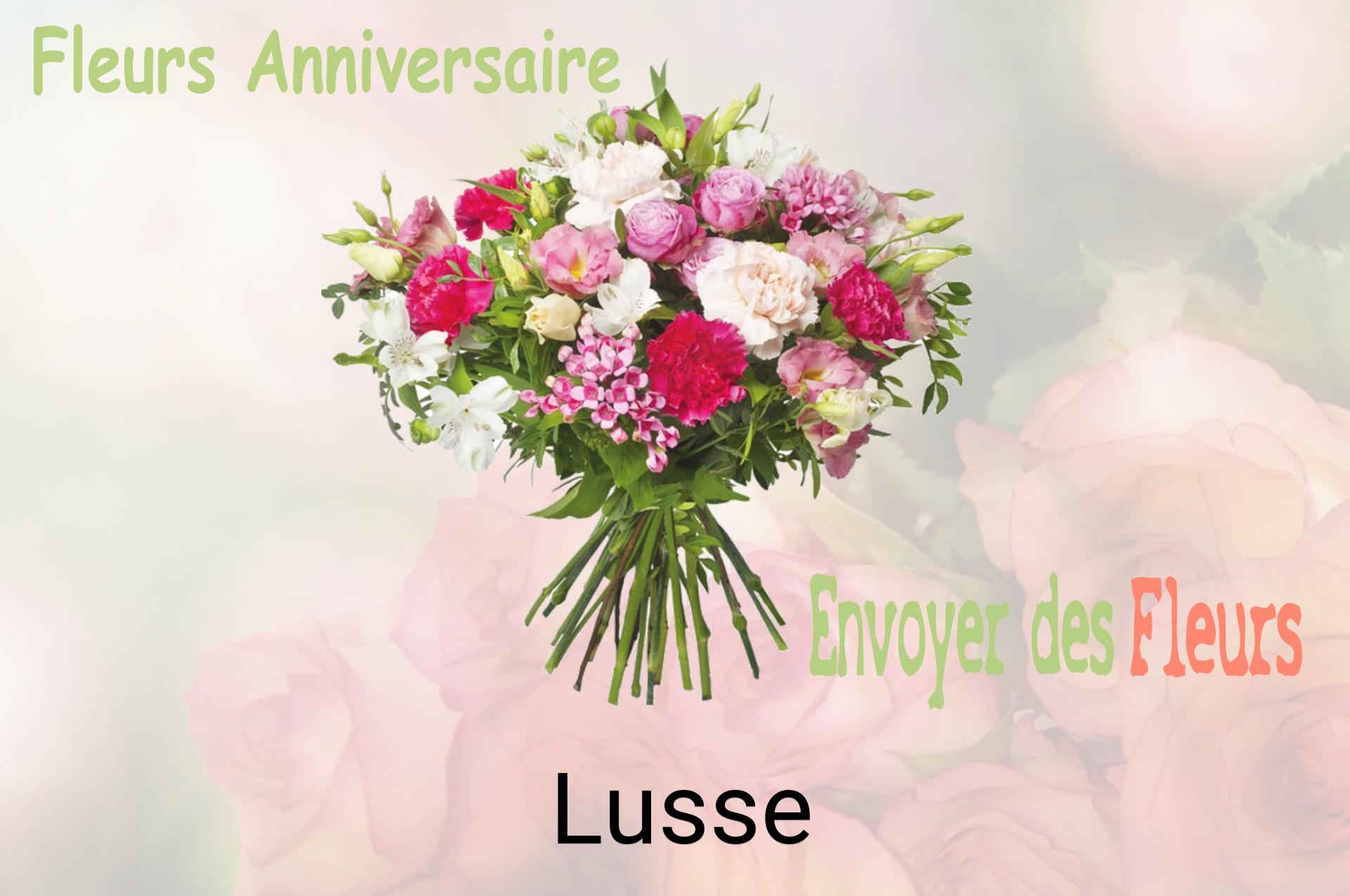 Bouquet de fleurs d’anniversaire livré à Lusse