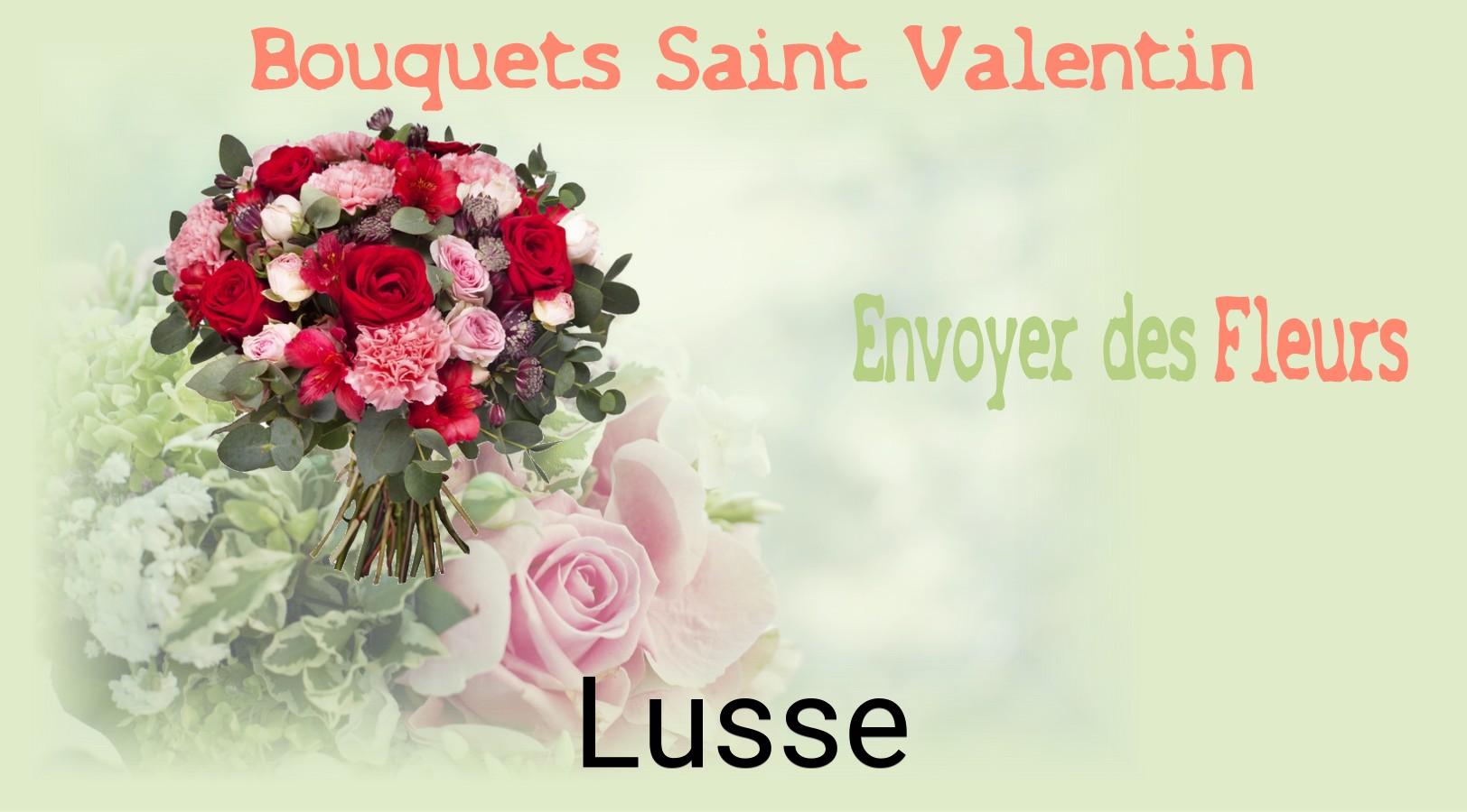 Roses de Saint-Valentin livrées à Lusse